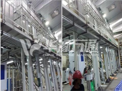 Thailand Mung Bean Peeling Line Built by Win Tone