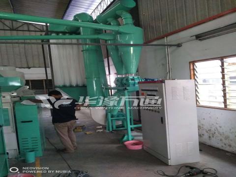 Malaysia 1Ton/Hour Lentil Peeling Line Installation