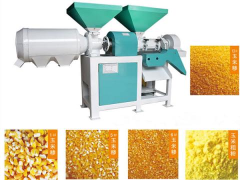 Talking about the processing of corn raw grain by corn processing machinery